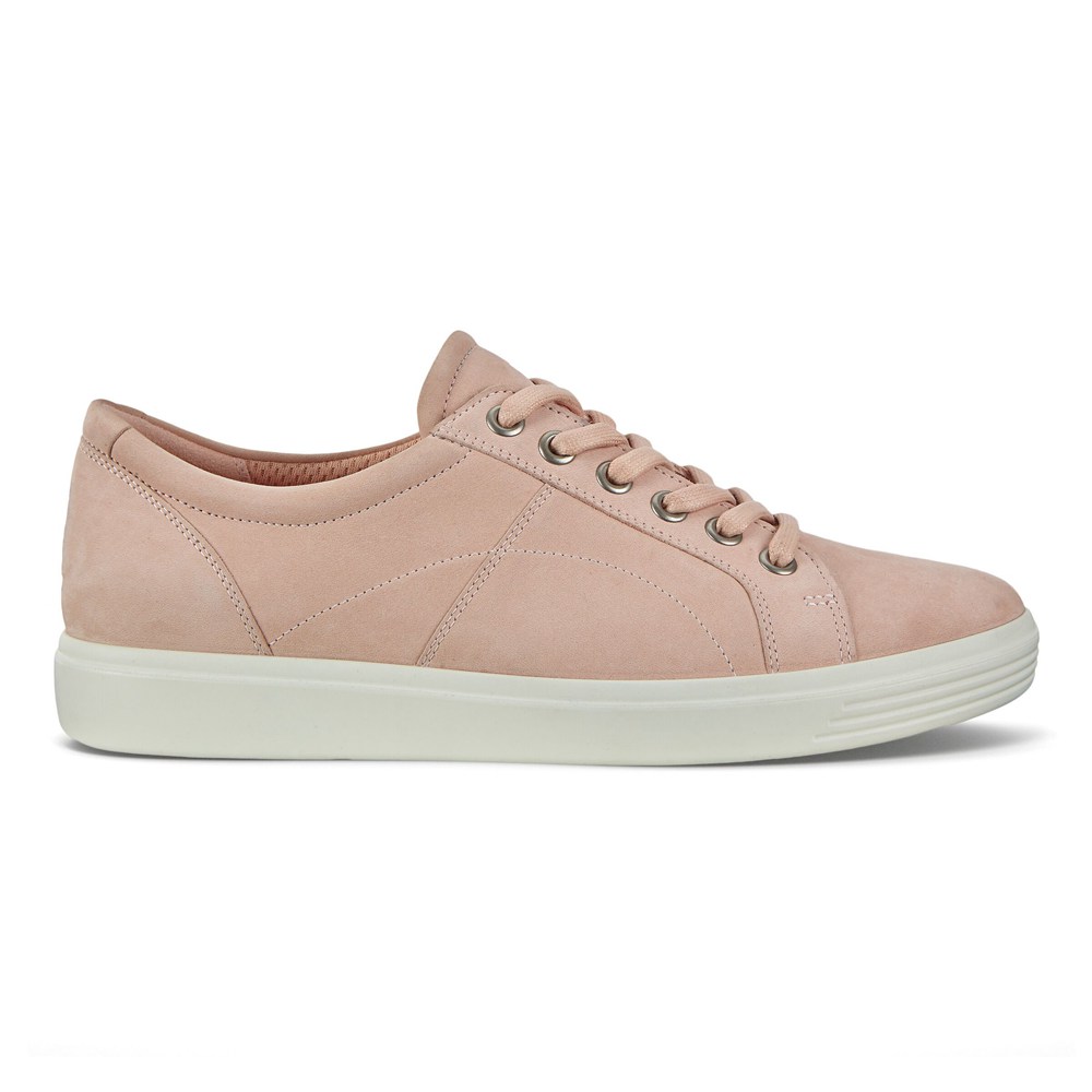 ECCO Womens Sneakers Pink - Soft Classic - XHT-689512